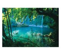 Papel Pintado Bosque Paisaje Lago Naturaleza Salón Dormitorio - Incluye Pegamento - Fotomurales Pared Tejido No Tejido Decorativos Murales Fotográfico Moderno Decoración de Paredes (312x219 cm)