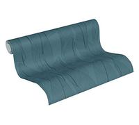 Papel Pintado De Flores Exotic Life Papel pintado tejido no tejido 10.05 m x 0.53 m Azul Fabricado en Alemania de A.S. Création 364974 36497-4