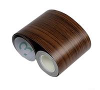 Papel pintado de grano de madera para espejos y superficies planas, PVC resistente al calor, impermeable, cinta decorativa (F)