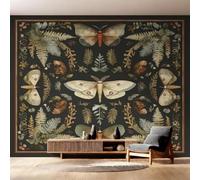 Papel pintado de polillas, multicolor, papel pintado fotográfico botánico de insectos y mariposas para dormitorio y sala de estar, papel pintado no tejido, decoración de pared, papel pintado estampado