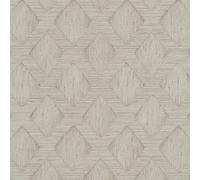 Papel pintado de vinilo Rombo (Beige, Gráfico, 10 x 0,53 m)