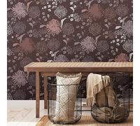 Papel pintado Floral Rojo Livingwalls House of Turnowsky 389003 - Papel pintado floral no tejido, 10,05 m x 0,53 m, fabricado en Alemania