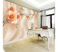 Papel Pintado flores de colores Pared 3D Papel Tapiz Fotomurales 3D Papel Pintado Póster Gigante de Pared Personalizado 3D Para Salón o Dormitorio 350cm×250cm (ancho x alto)