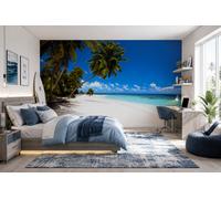 Papel Pintado Foto Azul Komar Floral Dormitorio 12x8 Pies Mural