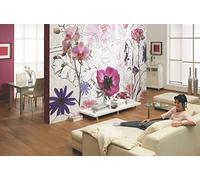 Papel pintado fotográfico (368 x 254 cm), color morado