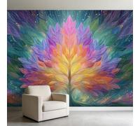 Papel pintado fotográfico 3D, diseño de plantas mágicas, árbol de la vida, 300 x 210 cm, papel pintado no tejido, papel pintado fotográfico para dormitorio, salón, TV, fondo de pared, decoración