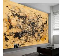 Papel pintado fotográfico abstracto a rayas, papel pintado fotográfico Shabby Chic no tejido, diseño moderno, póster decorativo de 400 x 280 cm, papel pintado para sala de estar, dormitorio de niños