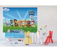 Papel pintado fotográfico de la Patrulla Canina para habitación de niños de AG Design, 252 x 182 cm, 4 piezas