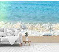 Papel Pintado Fotográfico Mar azul suave, 300 x 210 cm Fotomurales 3D Papel Tapiz Pared Dormitorio Murales Fotomurales Decorativos Pared