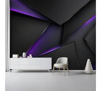 Papel Pintado Fotográfico Sencillez, 350 x 256 cm mural decoración para Salón Dormitorio Comedor - 3D Geometría Patrón Papel Pintado no tejido(Not Peel And Stick)