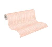 Papel Pintado Geométrico Emotion Graphic A.S. Création Papel pintado tejido no tejido 10.05 m x 0.53 m Rosa Fabricado en Alemania 368784 36878-4