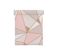 Papel Pintado geométrico Oro Rosa, Squeeze Top Wallet Bolsa de Almacenamiento para Mujer Monedero pequeño Bolsa de Cambio