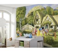 Papel Pintado Infantil Disney Personajes Beige Mural Fotográfico 368x254cm