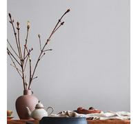 Papel pintado liso, color gris, Livingwalls House of Turnowsky 389023, 10,05 m x 0,53 m, fabricado en Alemania