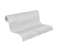 Papel Pintado Liso Elements A.S. Création Papel pintado tejido no tejido 10.05 m x 0.53 m Gris Fabricado en Alemania 369116 36911-6