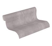 Papel Pintado Liso Neue Bude 2.0 Ed.II Papel pintado tejido no tejido 10.05 m x 0.53 m Gris Fabricado en Alemania de A.S. Création 374121 37412-1