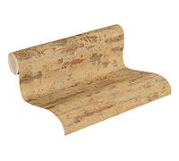 Papel Pintado Liso Neue Bude 2.0 Ed.II Papel pintado tejido no tejido 10.05 m x 0.53 m Naranja Gris Azul Fabricado en Alemania de A.S. Création 374151 37415-1