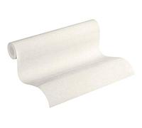 Papel Pintado Liso New Walls Uni A.S. Création Papel pintado tejido no tejido 10.05 m x 0.53 m Crema Fabricado en Alemania 374307 37430-7