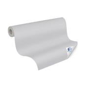 Papel pintado Livingwall DESIGNDROP - papel pintado no tejido preencolado color gris claro - 10,05m x 0,53m - papel pintado liso para varias habitaciones - 784992