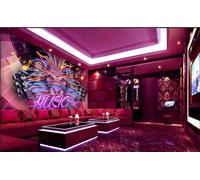 Papel Pintado Luces Coloridas Música Pop Discoteca Tema Bar Restaurante Occidental Fondo Mural De Pared Té De La Tarde Cafetería Papel Tapiz,3D,150x105cm
