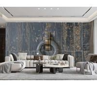 Papel Pintado Moderno Gris Arte Puerta Aldaba Seguridad Hebilla Roca Mármol Pintura TV Sofá Fondo Pared Dormitorio Sala Estudio Sala Mural,3D,300x210cm