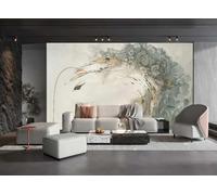 Papel Pintado Moderno Minimalista Salpicadura Tinta Enorme Ola Arte Paisaje Pintura TV Sofá Fondo Pared Dormitorio Sala Estudio Mural,3D,150x105cm