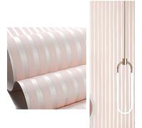 Papel pintado monocromático a rayas atrevidas, papel pintado de palo, diseño de pared monocromático, papel pintado a rayas simples, adecuado para sala de estar, estudio, dormitorio, calcomanías de