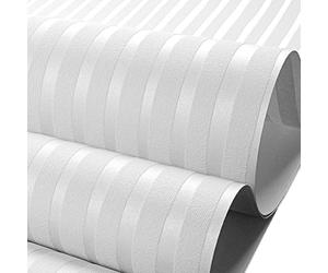Papel pintado monocromático a rayas atrevidas, papel pintado de palo, diseño de pared monocromático, papel pintado a rayas simples, adecuado para sala de estar, estudio, dormitorio, calcomanías de