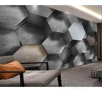 Papel Pintado Mural 3D Geometría Retro 416(W)X254(H)Cm Pared De Ladrillo, Mural Grande, Papel Tapiz, Decoración Del Hogar, Pegatinas De Pared De Salón, Pared De Habitación De Los Niños, Foto, -2146192