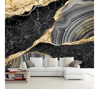 Papel pintado mural autoadhesivo de PVC con textura abstracta de mármol, arte mural 3D para salón, sofá y dormitorio, decoración del hogar