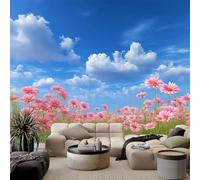 Papel pintado mural de margarita prado 500 x 280 cm, arte moderno, fotografía de naturaleza, fácil de instalar, no tejido, póster fotográfico para dormitorio, sala de estar, decoración de fondo de TV