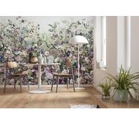 Papel Pintado Mural Gigante Floral Komar Verde 368x248 cm