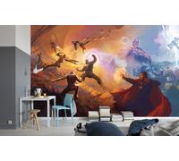 Papel Pintado Mural Marvel Avengers 5 x 2.8 m Foto Gigante Batallas