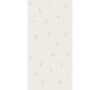 Papel pintado no tejido gris ramitas y perros | Papel pintado decorativo para pared para habitación de niños | Patrón de animales, rollo - 50 cm x 150 cm - Diseño del autor Royal Rabbits