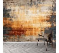 Papel pintado no tejido vintage con efecto envejecido, diseño de rayas Shabby Chic para dormitorio y oficina, papel pintado panorámico fácil de colocar, decoración de pared extraíble de 350 x 256 cm