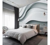 Papel Pintado Ola Abstracto, Papel Pintado Pared 3D Ola de Decorativos del Hogar, para Salon Dormitorio Decoracion Pared, 450x315cm D&O11