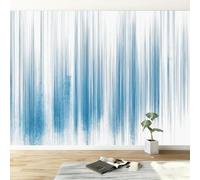 Papel pintado panorámico abstracto vertical rayas, Foto mural papel pintado shabby chic - Póster cuadros 200An x 140Al cm para salón dormitorio decoración interior del hogar