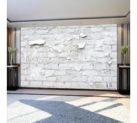 Papel Pintado Panorámico Arquitectura de pared retro 250 x 175 cm Estilo Industrial Fotomural Decorativo para Dormitorio, Sala de Estar o Habitación Infantil