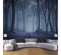 Papel Pintado Panorámico Bosque Oscuro, Papel Tapiz Seda Paisaje Gótico Decoración De La Pared Murales Para Dormitorio Habitación 300x210cm
