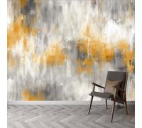 Papel pintado panorámico de transformación geometría textura, papel pintado impermeable Shabby Chic - mural fácil de colocar - Decoración de pared para sala de estar, dormitorio infantil, 450 x 315 cm