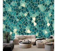 Papel pintado panorámico, diseño de hielo triturado, 300 x 210 cm, póster de pared 3D, formas geométricas, tapiz fotográfico, pintura de pared, papel pintado no tejido, mural para sala de estar