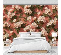 Papel Pintado Panorámico Lindo Estampado Floral 150 X 105 Cm Fotomurales No Tejido Con Margaritas Blancas, Murales Decoración Póster Pared Personalizado 3D Para Salón Dormitorio