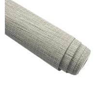 Papel pintado Papel tapiz de lino imitación, pelar y pegar, papel texturizado en relieve Natural Simple extraíble, decoración pared habitación sin autoadhesivo(Color2)