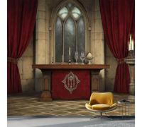 Papel Pintado Pared 150 x 105 cm - Arquitectura Tradicional Y Retro Papel pintado Marrón Mural de Arte Decoración para Comedores Salones Habitaciones Sala Cuarto Oficina Salón