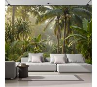 Papel Pintado Pared 3D Papel Tapiz 250Anx175Al cm (Ancho X Altura), Selva Tropical Paisaje Realista Fotomurales 3D TV Fondo Pared Dormitorio Murales Decoración Moderno