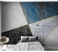 Papel Pintado Pared 3D Papel Tapiz Geometría Del Grano De Mármol Fotomurales 3D Moderno Dormitorio Murales -KX37790, 450x280cm
