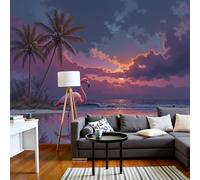 Papel Pintado Pared 3D Papel Tapiz Rosa Patrón De Flamenco Fotomurales 3D,Tv Fondo Pared Dormitorio Murales Papels Tapiz Paisaje De Animales De Pastizales,450 × 315 Cm