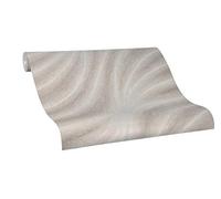 Papel Pintado Pared Color Bronce Ondas -, con Líneas - Colani Evolution - Salón, Dormitorio y Cocina - Fabricado en Alemania - 10,05 x 0,70m - Premium - 56307