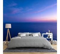 Papel Pintado Pared Dormitorio Papel Pintado Ocean Sunset Para Dormitorio 200 × 140 Cm Mural De Pared Deep Blue Sea Vista Panorámica Del Océano En 3D Papel Pintado Fotográfico Revestimiento De P