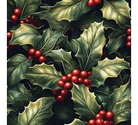 Papel Pintado Pared Fruto Rojo Hojas Verdes. Papel Pared Retro Flores Mural Autoadhesivo 44x300 cm Vinilo Adhesivo Muebles Autoadhesivo Papeles Pintados Dormitorio Baño